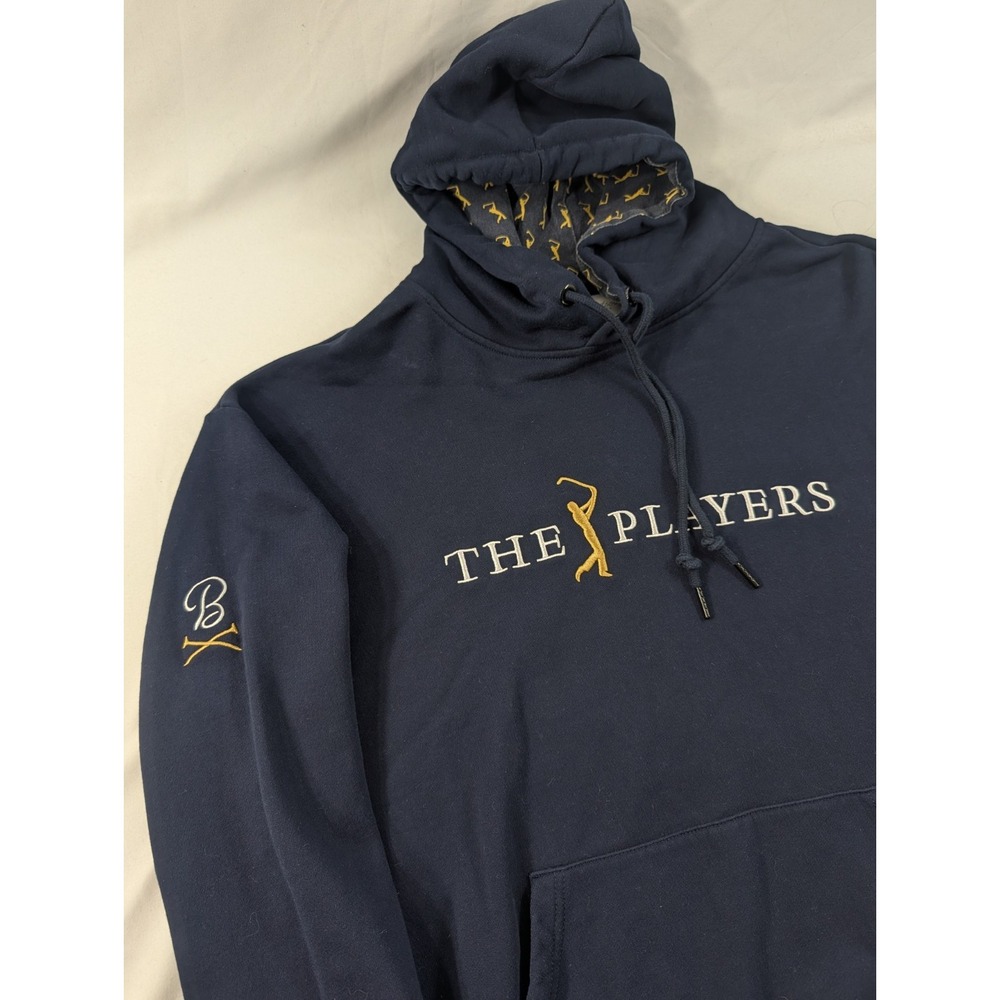 Barstool Golf The Players Logo Embroidered Heavyweight Hoodie Mens Large Golf